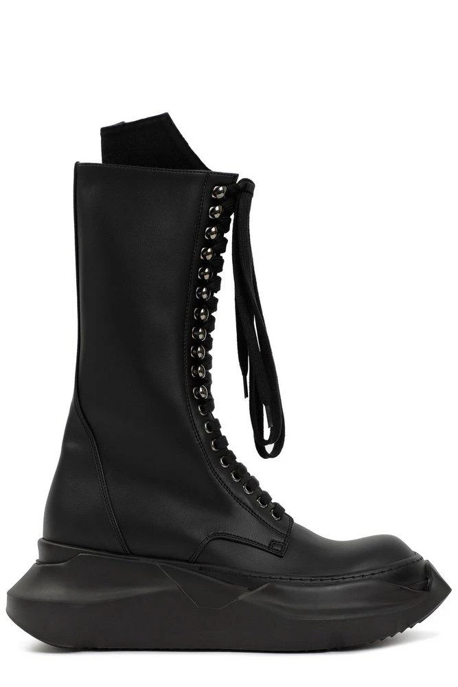 商品Rick Owens|Rick Owens DRKSHDW Eyelet Detailed Chunky Army Boots,价格¥2947,第1张图片