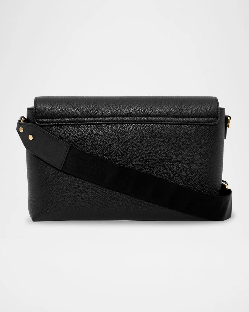 商品Burberry|Note Medium Leather & Vintage Check Crossbody Bag,价格¥12255,第3张图片详细描述