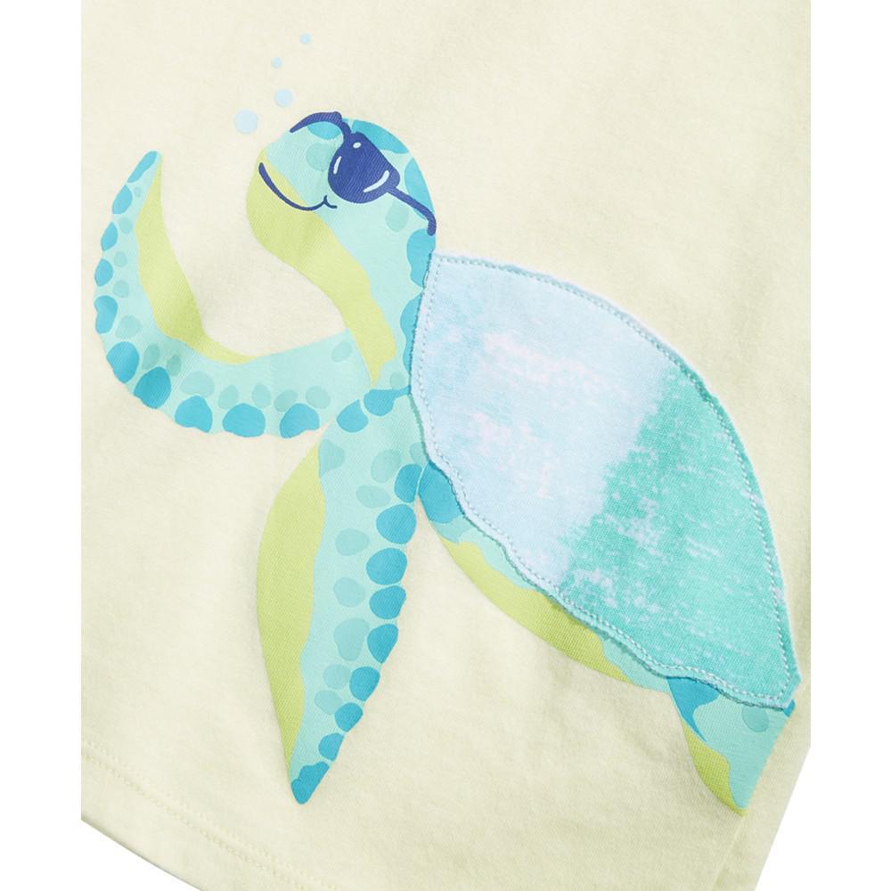 商品First Impressions|Baby Boys Turtle-Graphic T-Shirt, Created for Macy's,价格¥38,第5张图片详细描述