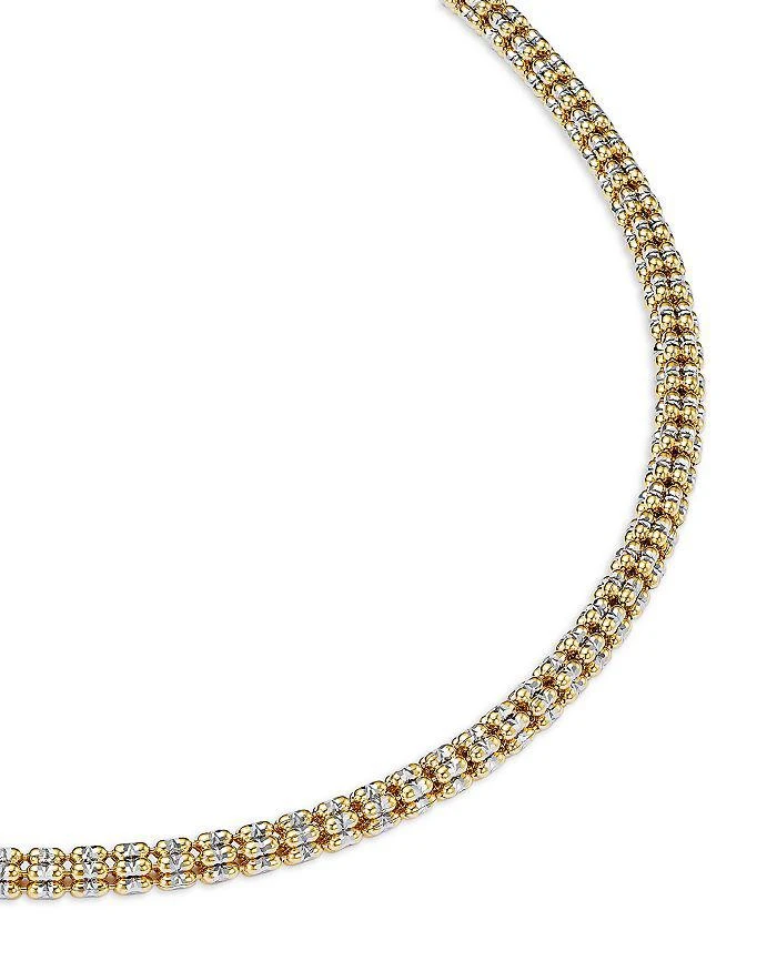 商品Bloomingdale's|  Ice Chain Strand Necklace in 14K Yellow Gold & 14K White Gold, 20" ,价格¥10975,第3张图片详细描述