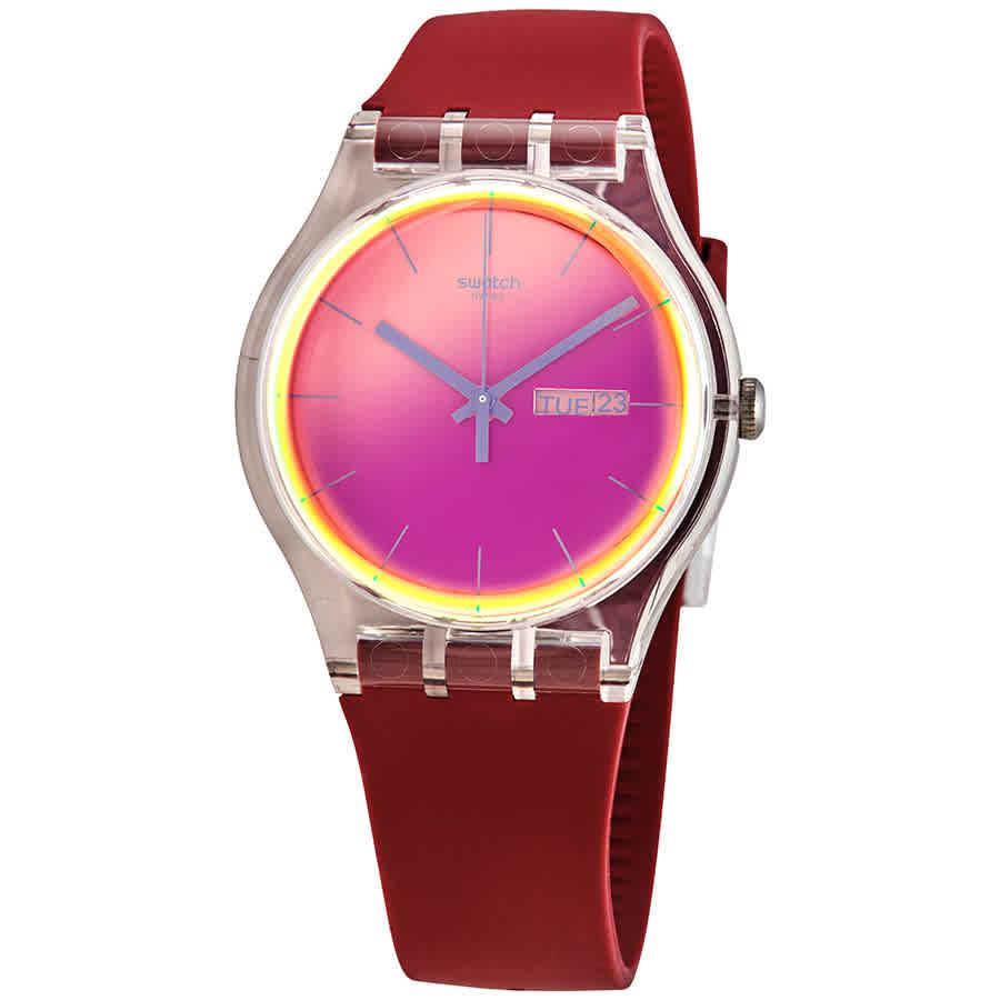 POLARED Quartz Red Dial Ladies Watch SUOK717商品第1张图片规格展示