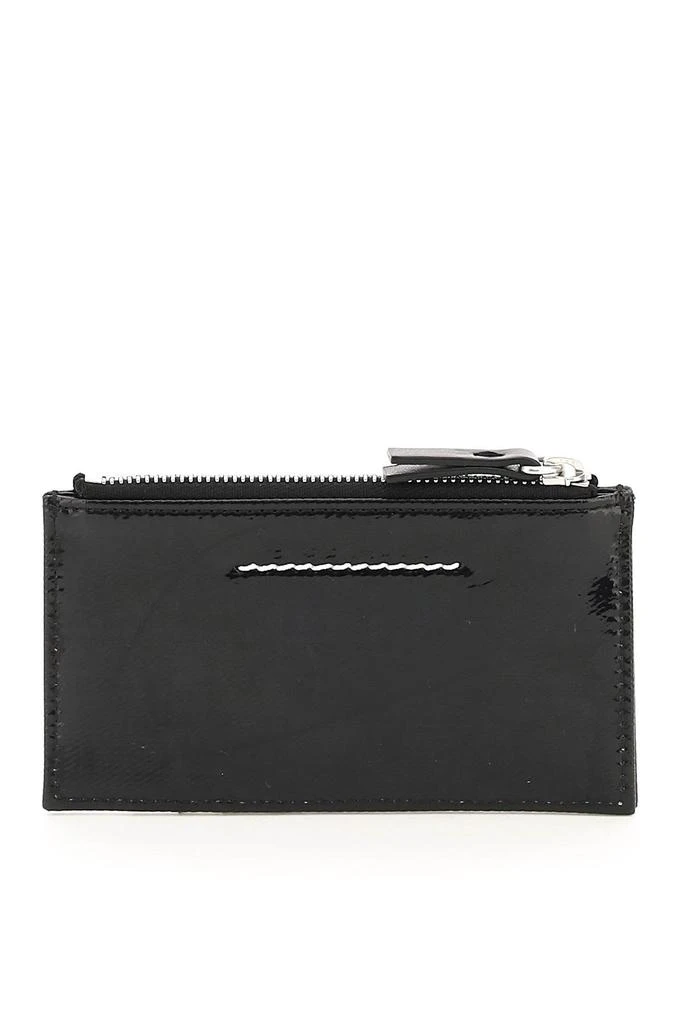 商品MM6|Mm6 maison margiela coated canvas zipped cardholder,价格¥1094,第3张图片详细描述