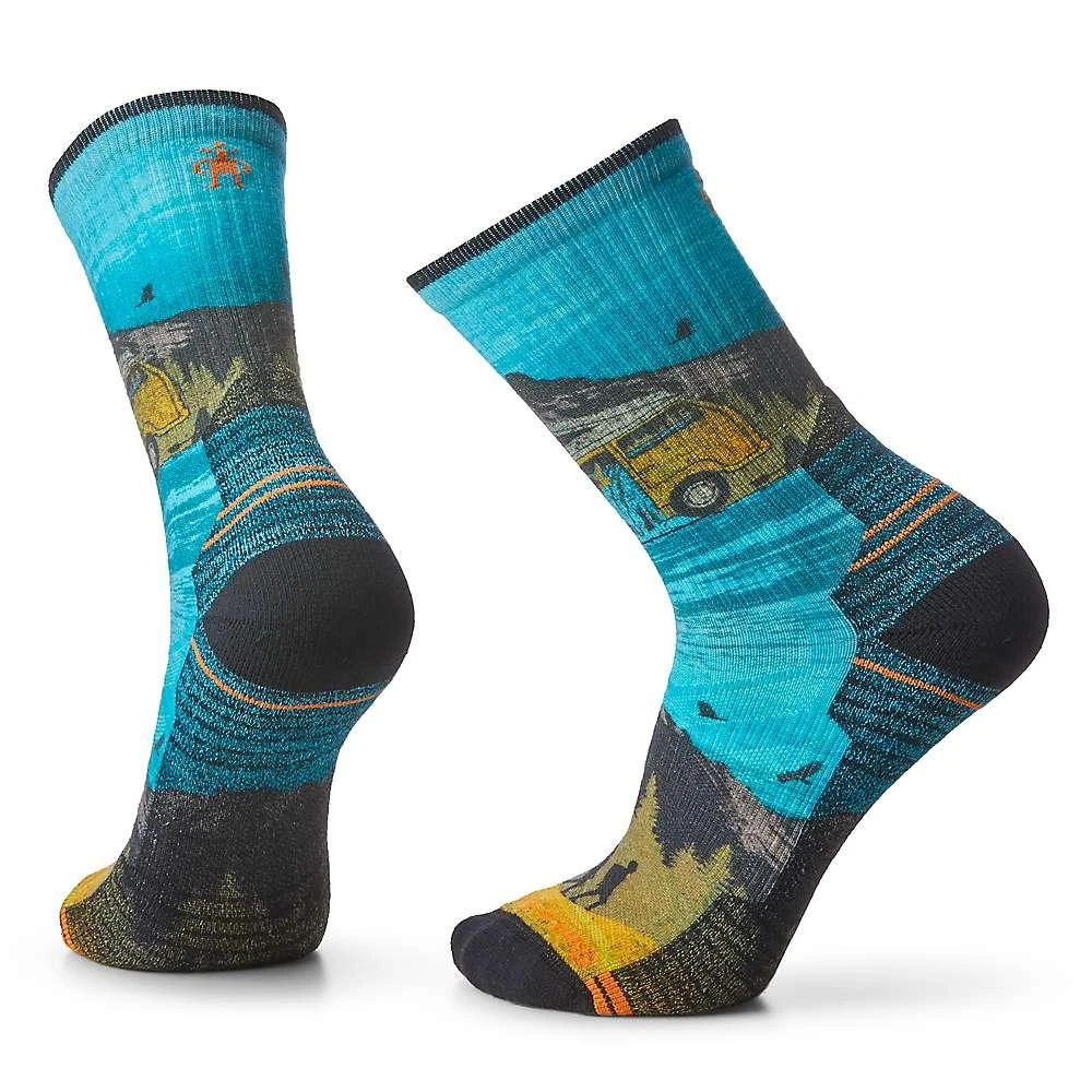 商品SmartWool|Smartwool Men's Hike Light Cushion Great Excursion Printed Crew Sock,价格¥198,第1张图片