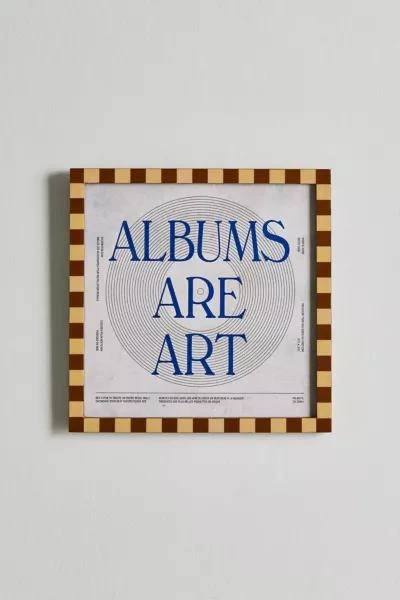 商品Urban Outfitters|Checkered 12-Inch Vinyl Album Frame,价格¥150,第1张图片