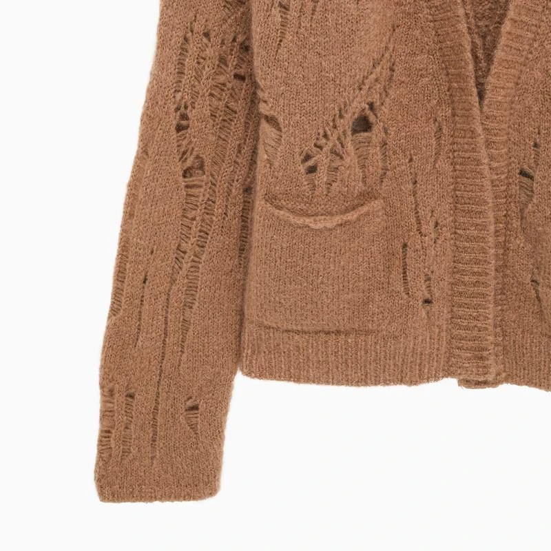 商品RAMAEL|RAMAEL Cardigan en mélangé de couleur biscuit,价格¥2390,第3张图片详细描述