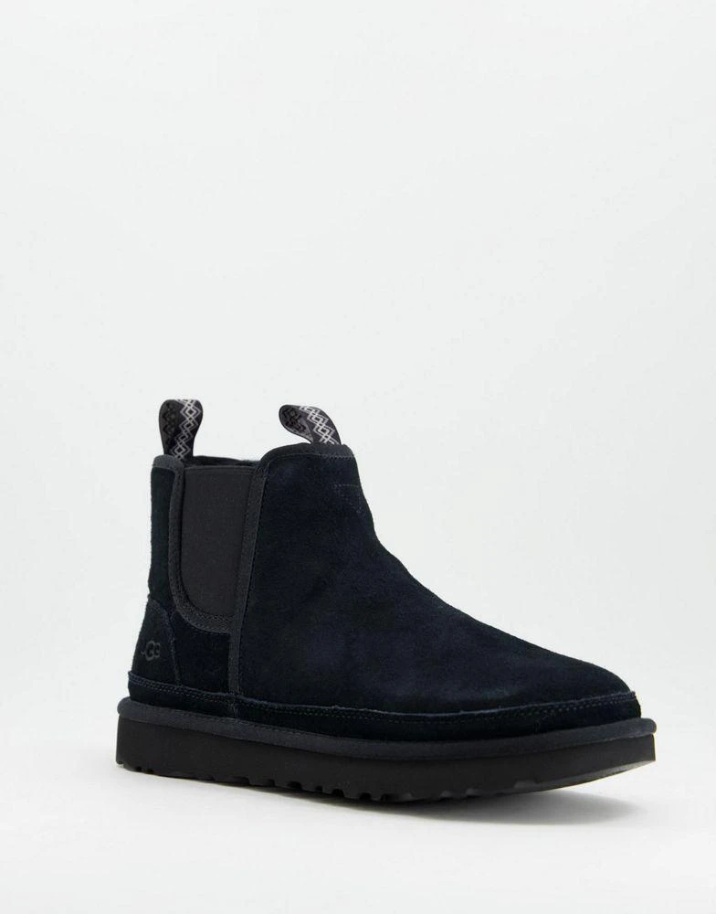 商品UGG|UGG neumel sheepskin chelsea boots in black,价格¥1245,第1张图片