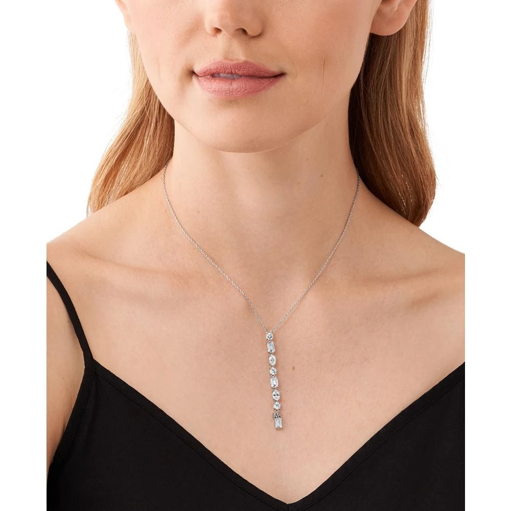 商品Michael Kors|Sterling Silver Mixed Stone Lariat Necklace,价格¥1469,第3张图片详细描述