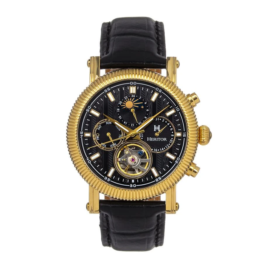 商品Heritor|Heritor Barnsley Black Dial Mens Watch HERHS1803,价格¥5658,第1张图片