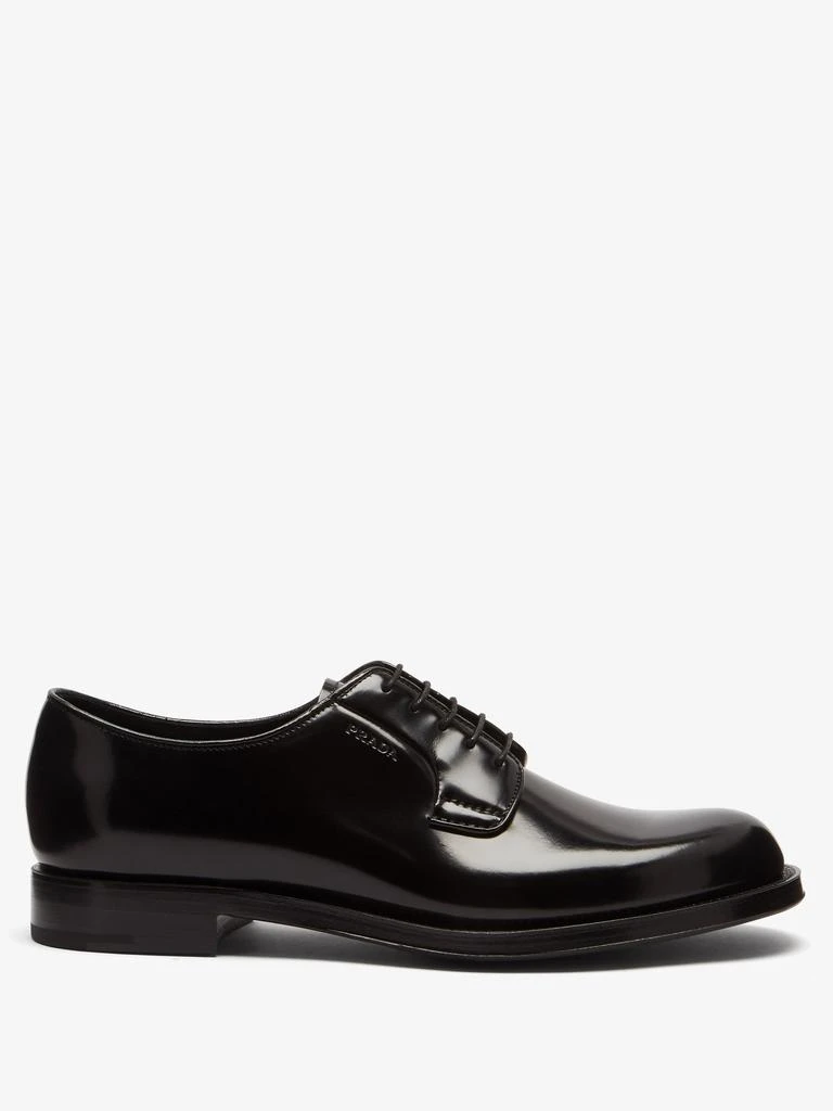 商品Prada|Spazzolato-leather Derby shoes,价格¥4575,第1张图片