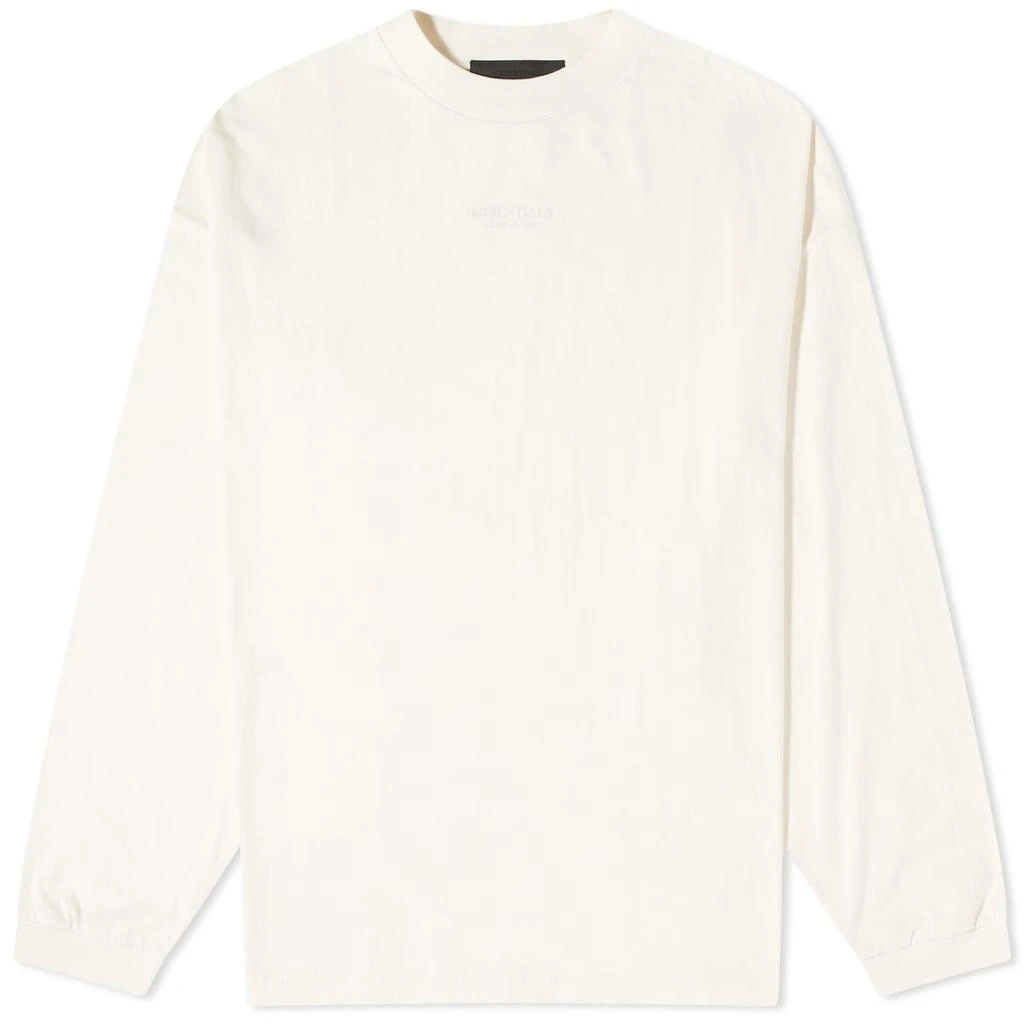 商品Essentials|Fear of God Essentials Essentials Long Sleeve T-Shirt - Cloud Dancer,价格¥409,第1张图片