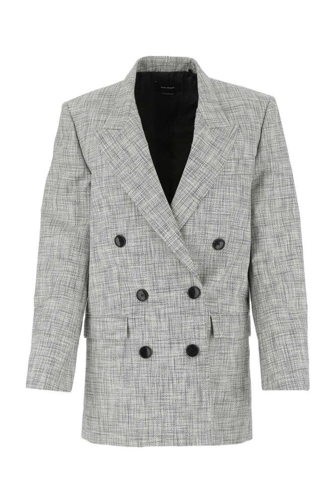 商品Isabel Marant|Isabel Marant Neva Double-Breasted Tailored Blazer,价格¥5971,第1张图片