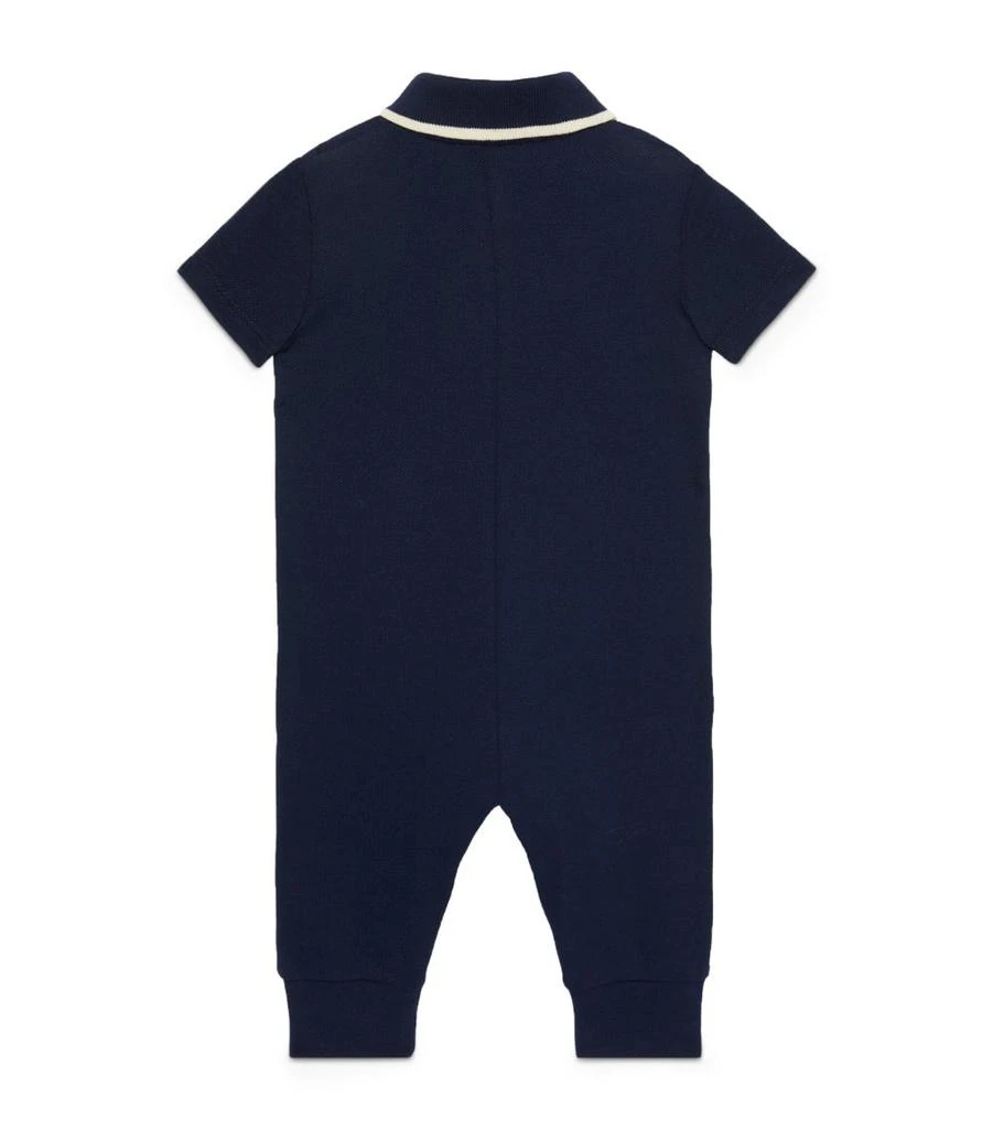 商品Gucci|Cotton Striped Playsuit (0-18 Months),价格¥2087,第2张图片详细描述