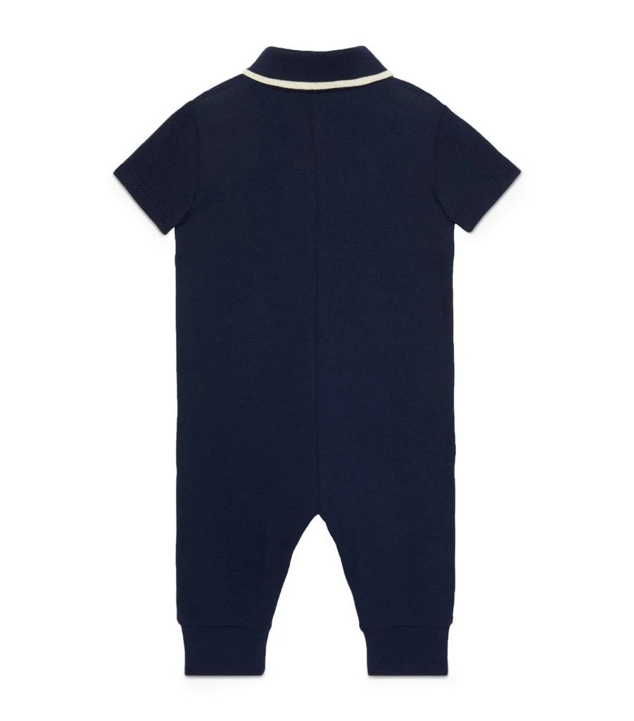 商品Gucci|Cotton Striped Playsuit (0-18 Months),价格¥2304,第2张图片详细描述