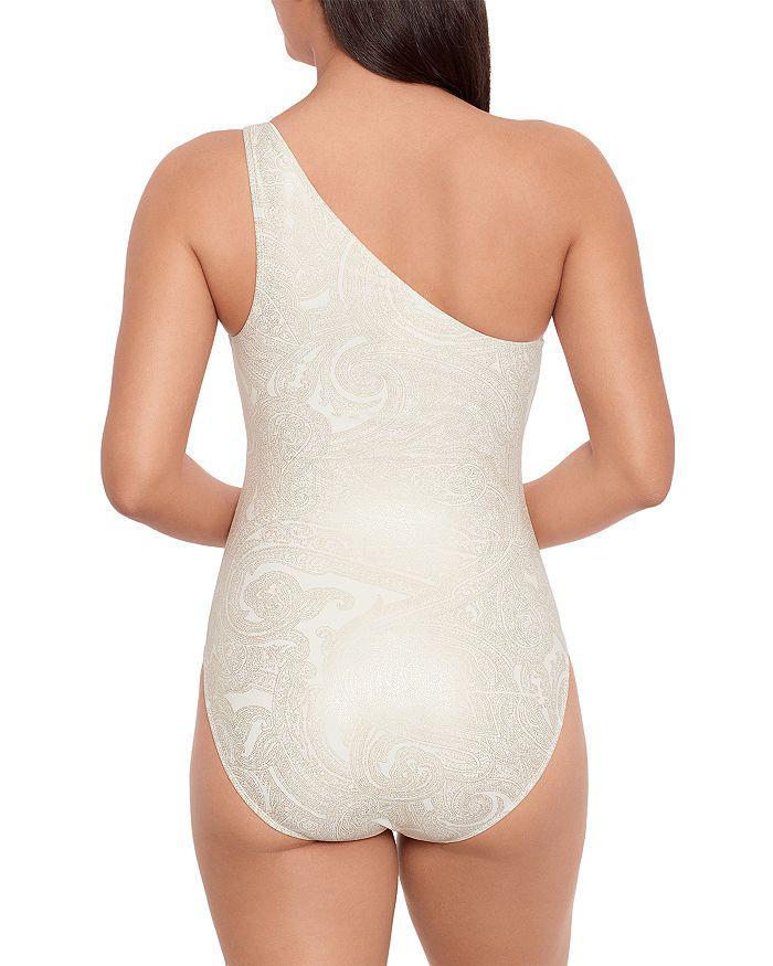 商品Ralph Lauren|Lux Paisley One Shoulder One Piece Swimsuit,价格¥1007,第4张图片详细描述
