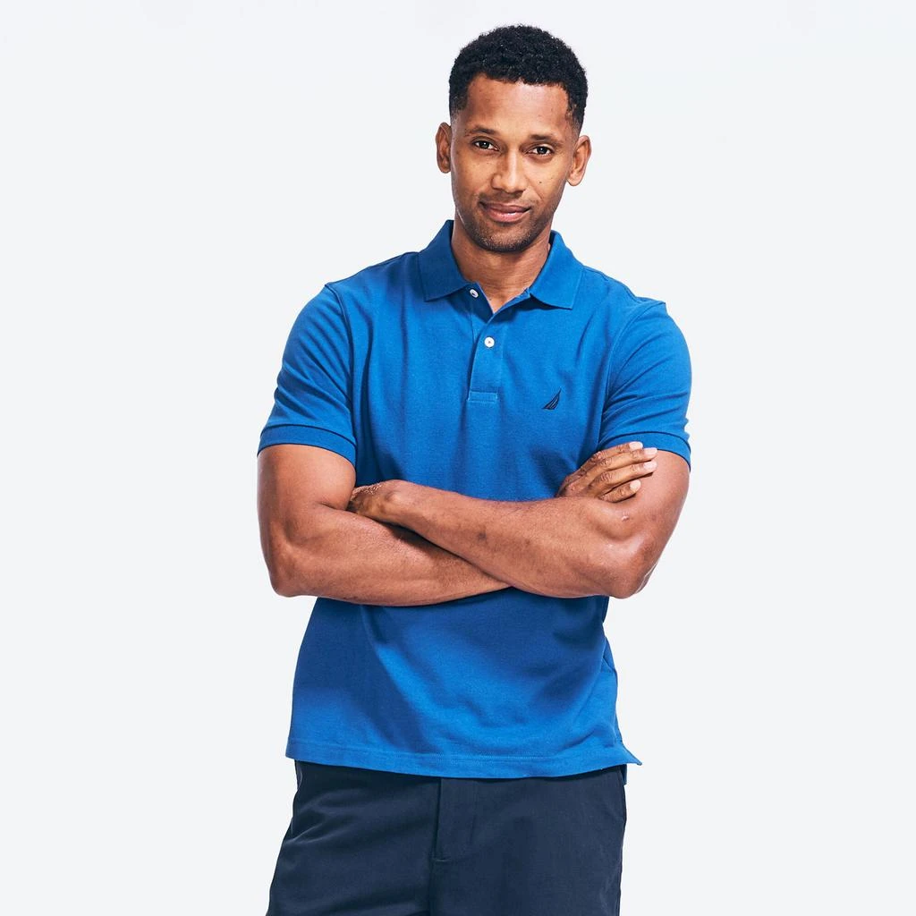 商品Nautica|Mens Classic Fit Deck Polo,价格¥124,第5张图片详细描述