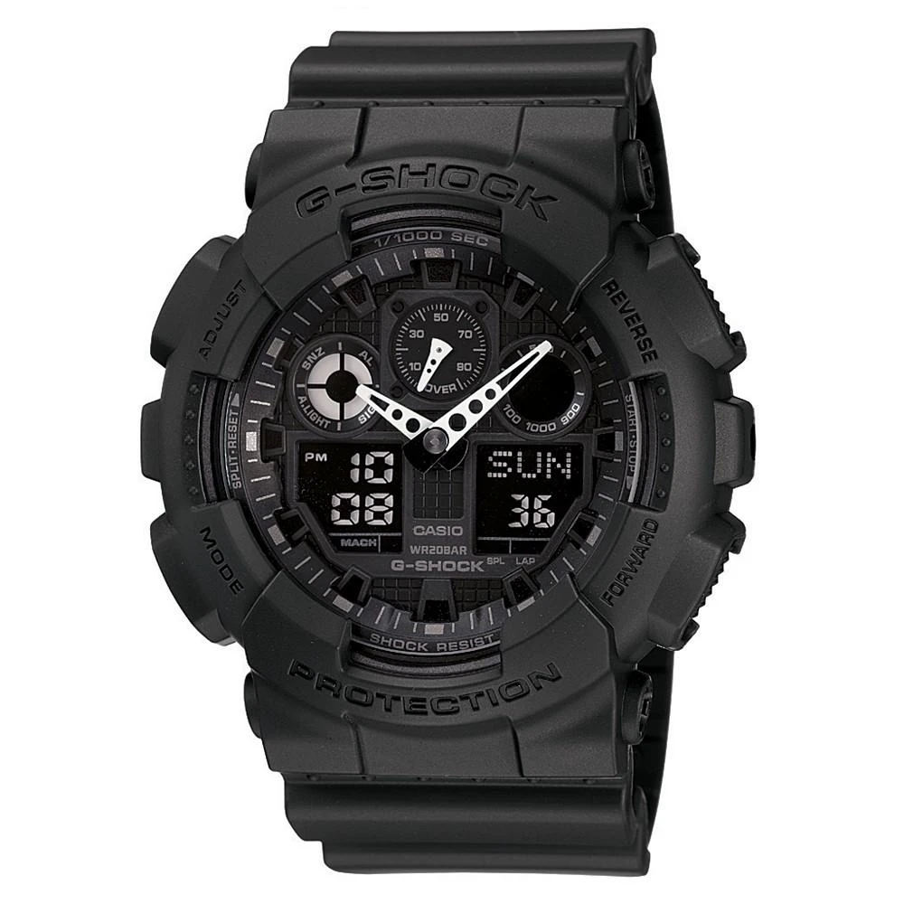 商品G-Shock|Black Resin 55mm 男款时尚舒适腕表 潮流个性手表,价格¥824,第1张图片