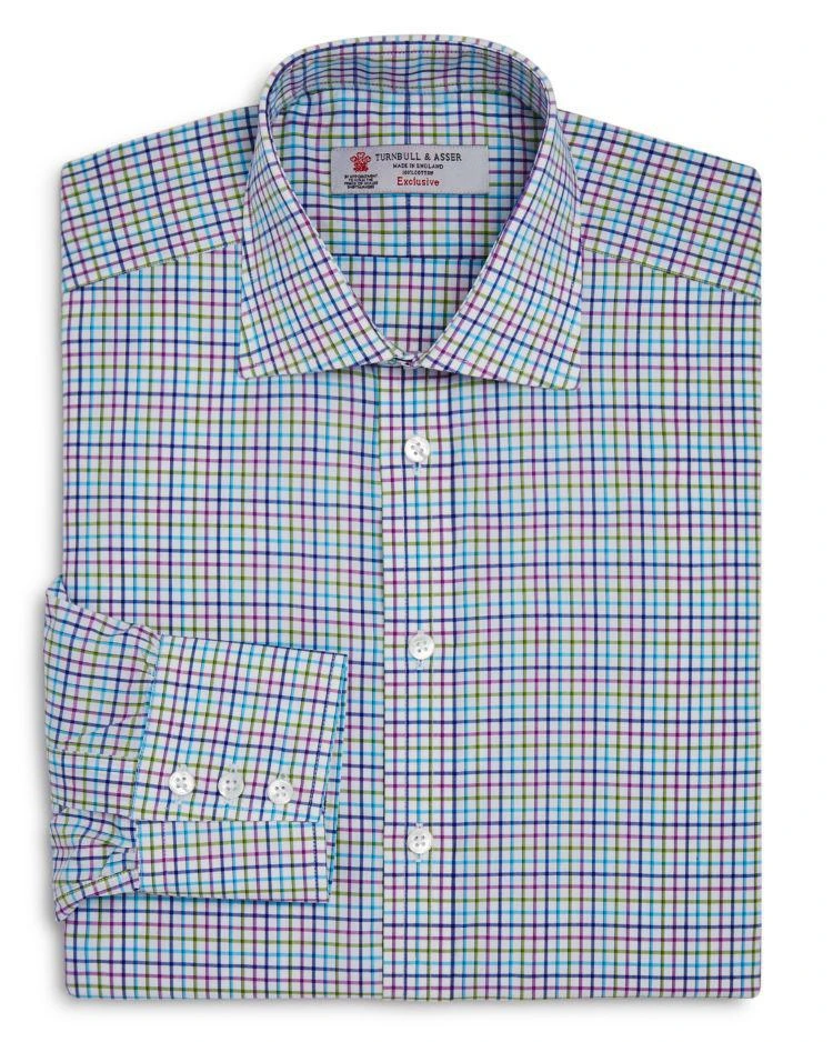 商品Turnbull & Asser|Multicolored Tattersall Regular Fit Dress Shirt,价格¥1481,第1张图片