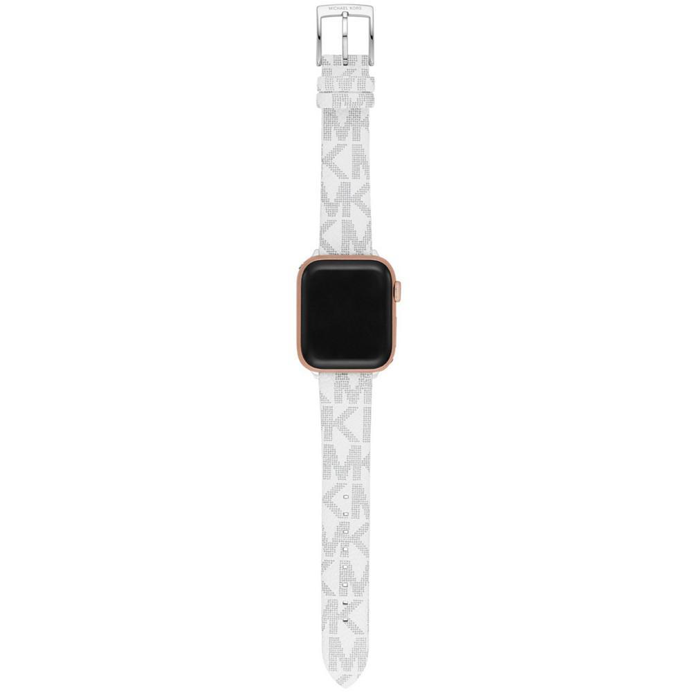 商品Michael Kors|White Polyvinyl Chloride Band for Apple Watch 38mm and 40mm,价格¥637,第5张图片详细描述