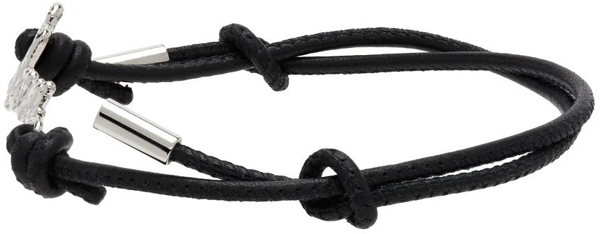 商品Marni|Black Leather Bracelet,价格¥801,第3张图片详细描述