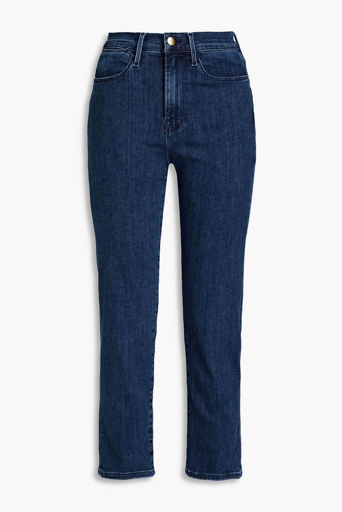 Kinley cropped high-rise straight-leg jeans商品第3张图片规格展示