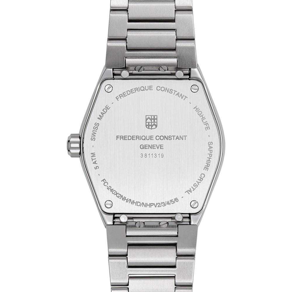 Women's Swiss Highlife Diamond (1/20 ct. t.w.) Stainless Steel Bracelet Watch 31mm商品第3张图片规格展示