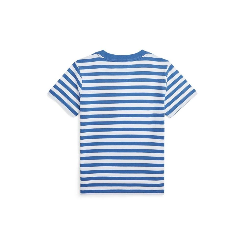 商品Ralph Lauren|Toddler and Little Boys Polo Bear Striped Cotton Jersey T-shirt,价格¥150,第2张图片详细描述