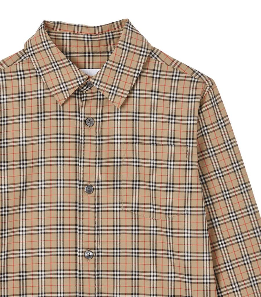 Small-Scale Check Shirt (3-14 Years)商品第2张图片规格展示