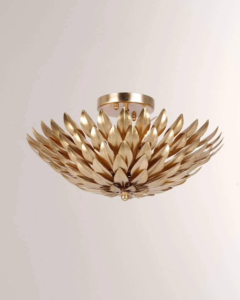 商品Crystorama|Broche 4-Light Golden Ceiling Fixture,价格¥3663,第1张图片