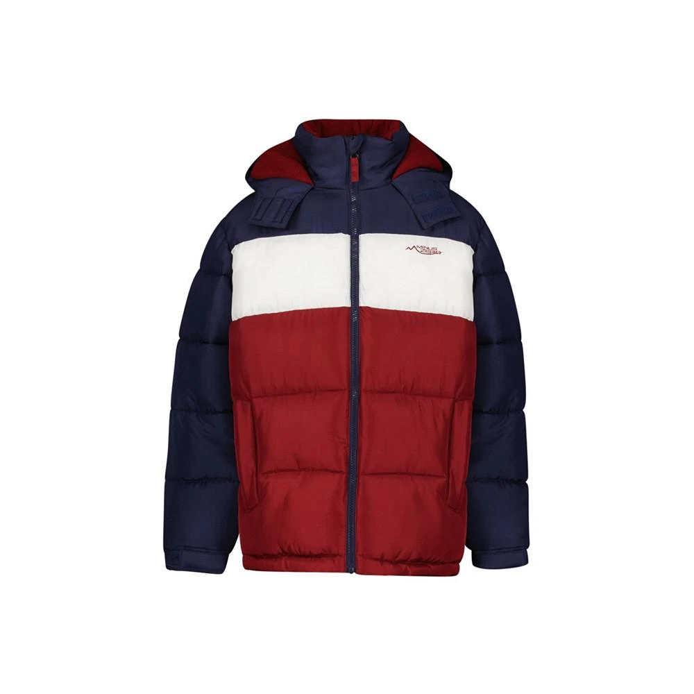 商品Reebok|Minus Zero Toddler and Little Boys Color Block Puffer Coat,价格¥168,第1张图片