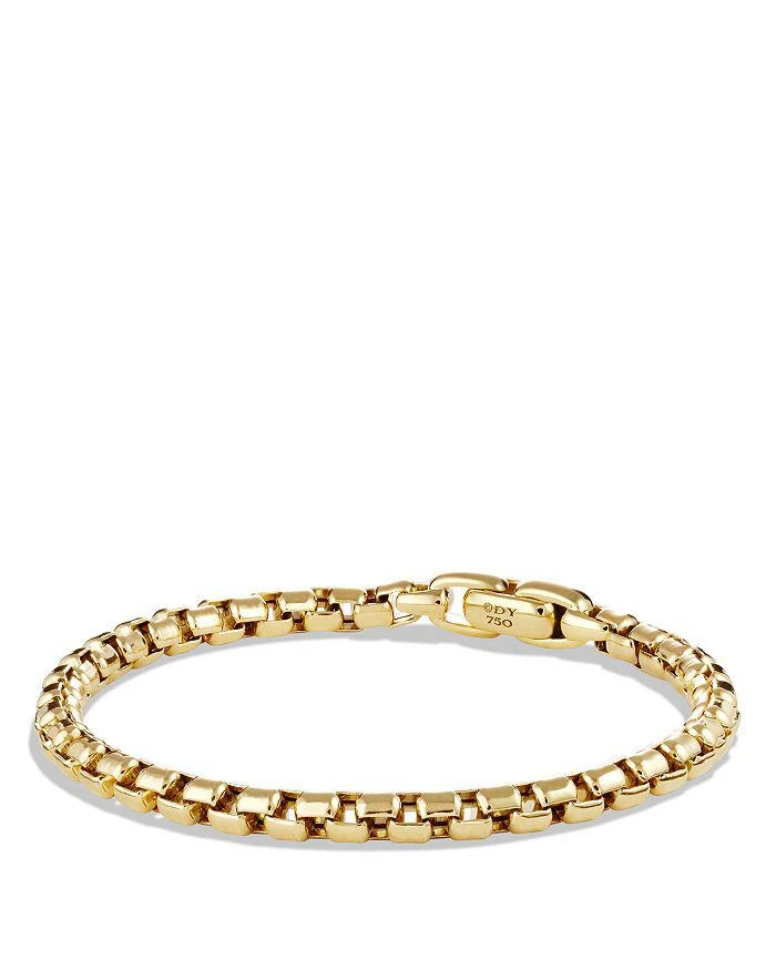 商品David Yurman|Men's Box Chain Bracelet in 18K Yellow Gold, 5mm,价格¥29525,第1张图片