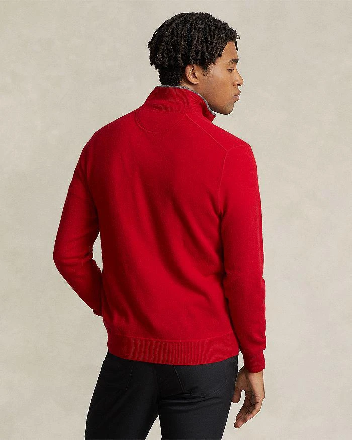 商品Ralph Lauren|Cashmere Regular Fit Quarter Zip Mock Neck Sweater - Exclusive,价格¥2738,第3张图片详细描述