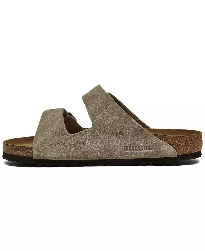 商品Birkenstock|Men's Arizona Suede Leather Soft Footbed Casual Sandals from Finish Line,价格¥1157,第3张图片详细描述