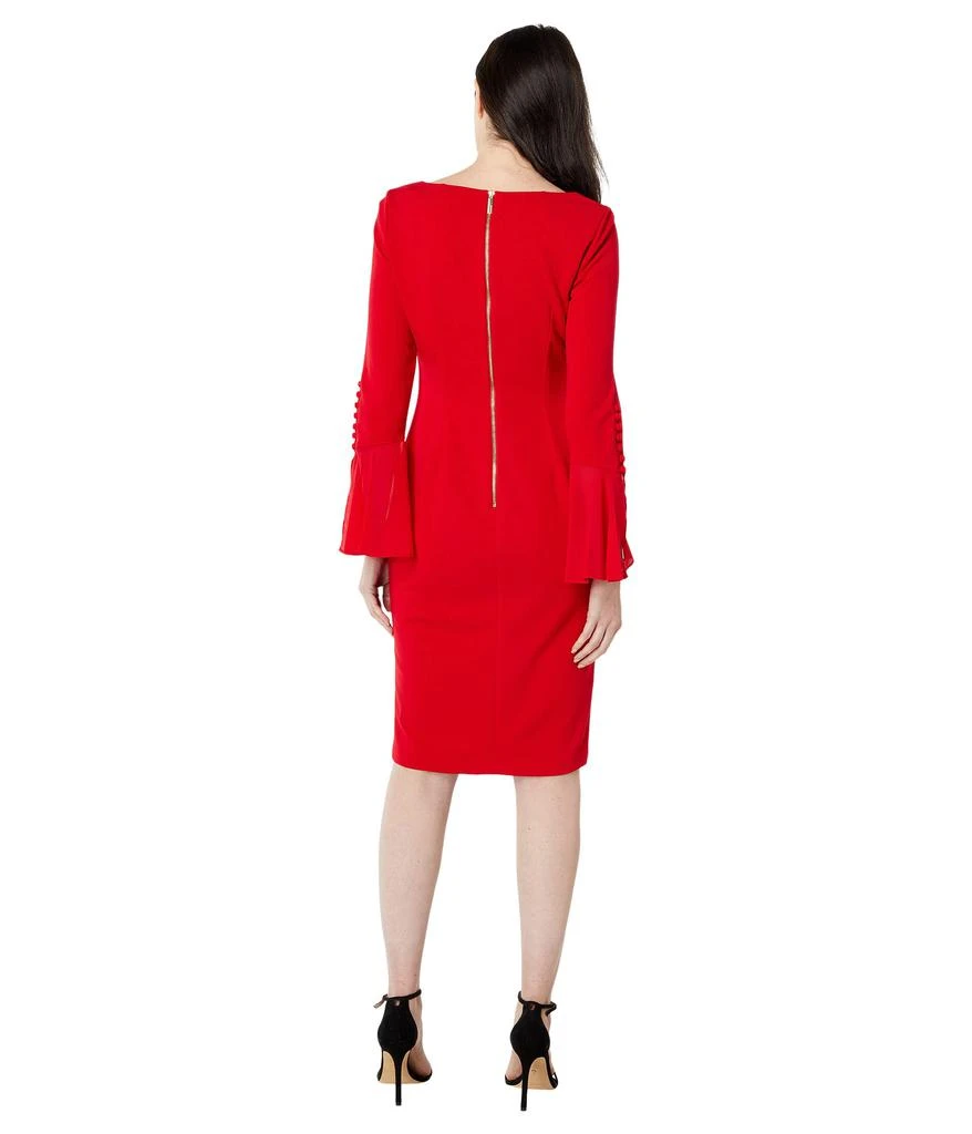 商品Calvin Klein|Chiffon Bell Sleeve Dress,价格¥676,第2张图片详细描述