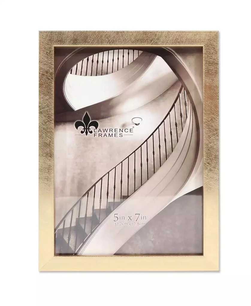 商品Lawrence Frames|Chloe Contemporary Gold Picture Frame - 5" x 7",价格¥128,第1张图片