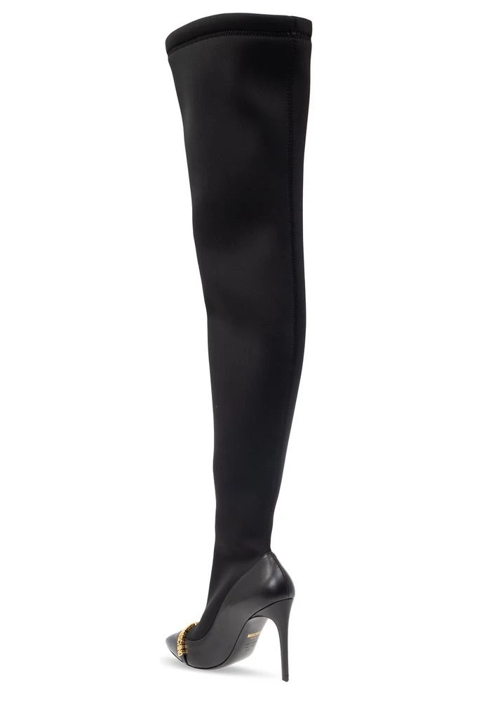 商品Moschino|Moschino Heeled Knee-Length Boots,价格¥3809,第3张图片详细描述