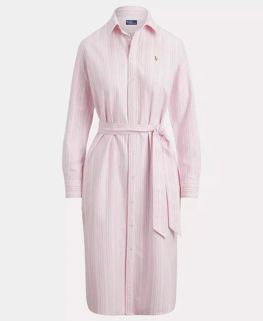 商品Ralph Lauren|Women's Belted Cotton Oxford Shirtdress,价格¥1687,第2张图片详细描述