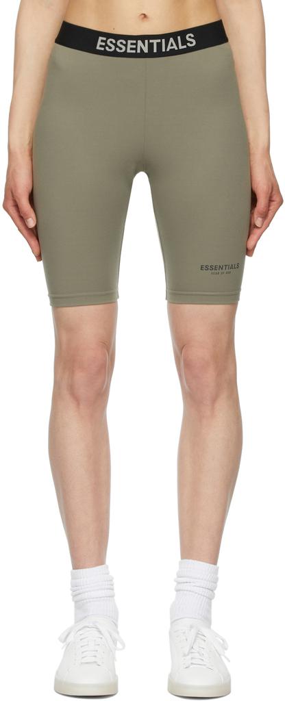 Grey Athletic Bike Shorts商品第1张图片规格展示