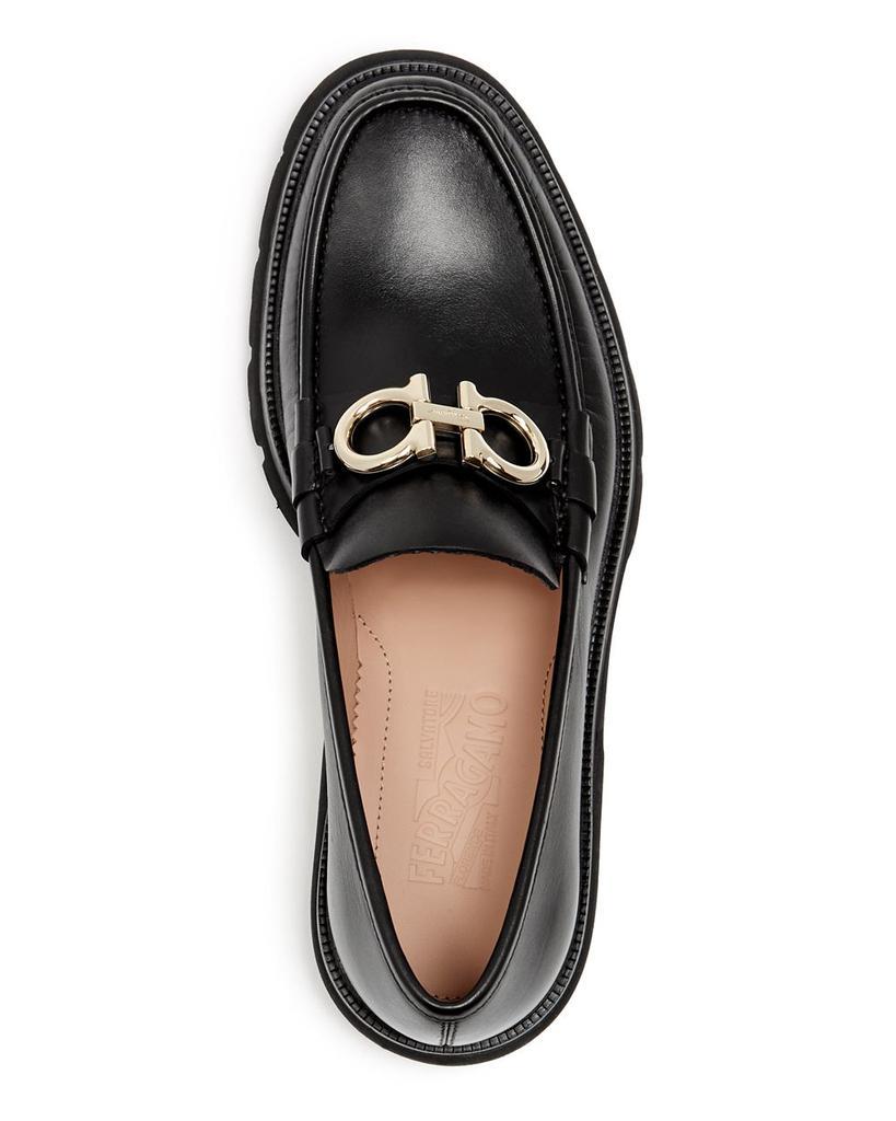 商品Salvatore Ferragamo|Men's Bleecker Leather Moc Toe Loafers,价格¥7748,第4张图片详细描述