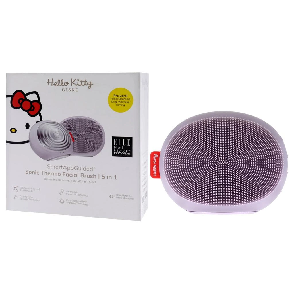 商品Geske|Hello Kitty Sonic Thermo Facial Brush 5 in 1 - Purple by  for Women - 1 Pc Brush,价格¥325,第3张图片详细描述