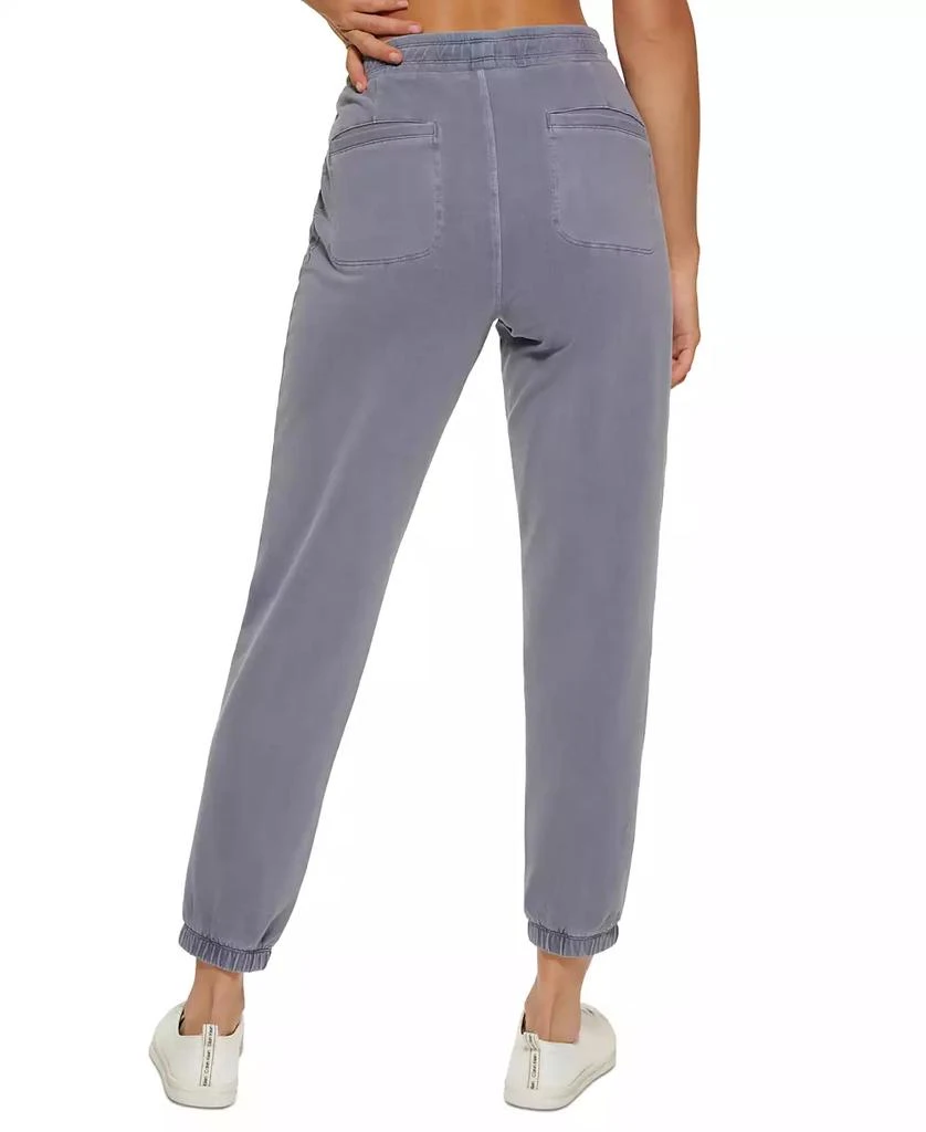 商品Calvin Klein|Women's Garment Dye Smocked Waist Joggers,价格¥211,第2张图片详细描述