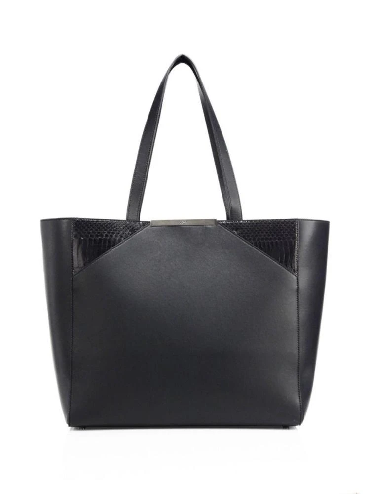 商品Khirma New York|Christi Nappa Leather & Watersnake Tote,价格¥5812,第1张图片