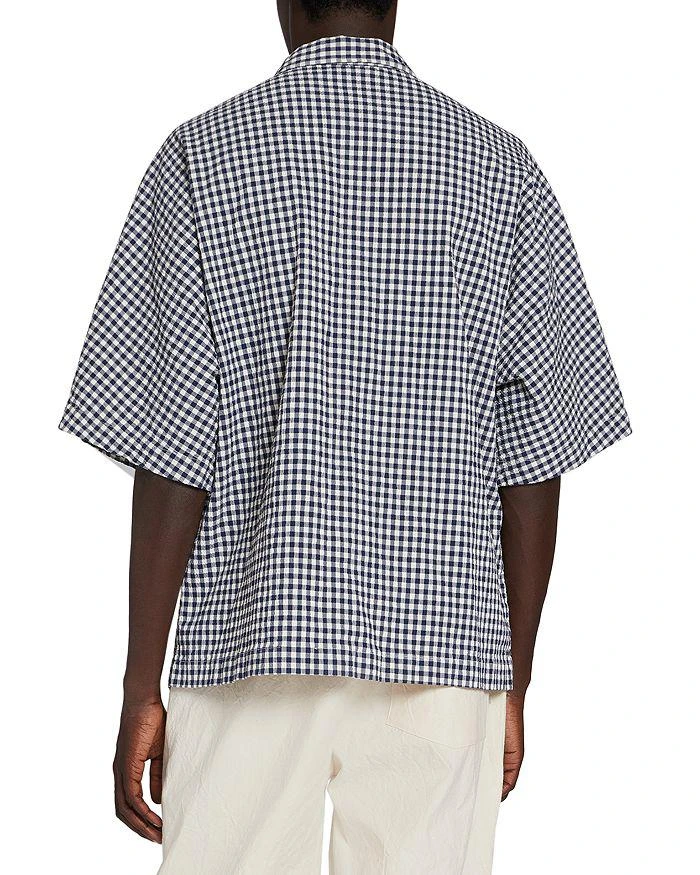 商品BARENA|Filon Marin Check Camp Overshirt,价格¥1914,第3张图片详细描述