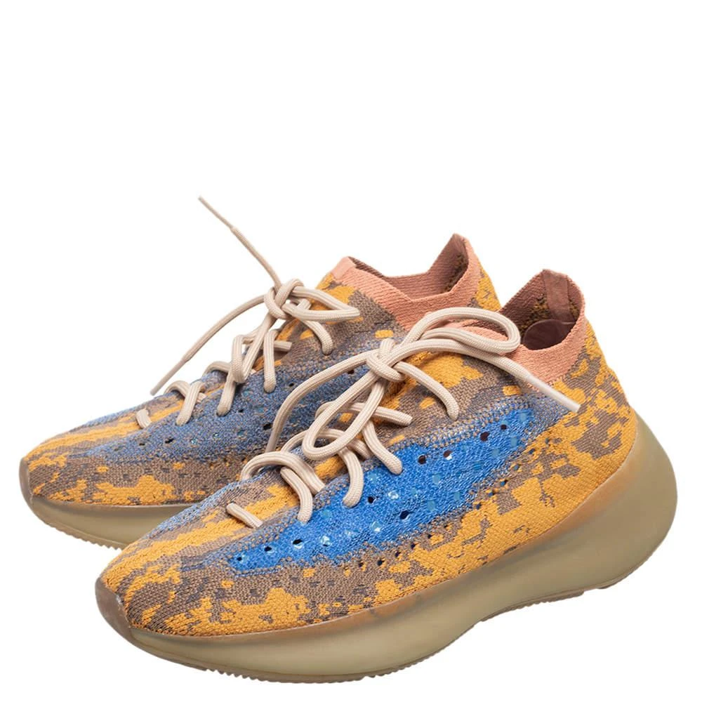 商品[二手商品] YEEZY|Yeezy x Adidas Tri-Color Knit Fabric Boost 380 Sneakers Size 40 2/3,价格¥1045,第4张图片详细描述