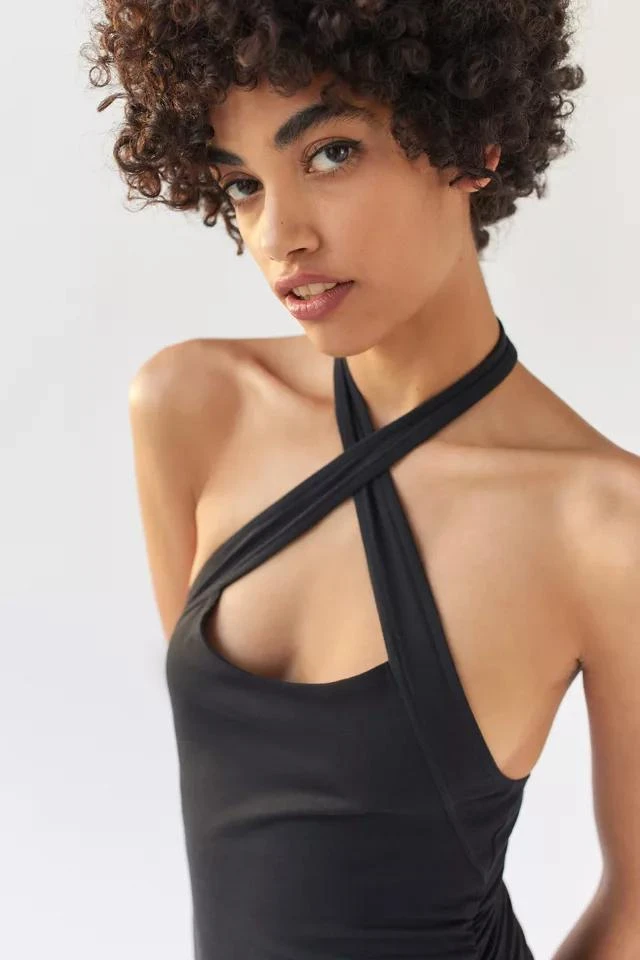 商品Motel|Motel Keiga Halter Mini Dress,价格¥225,第2张图片详细描述