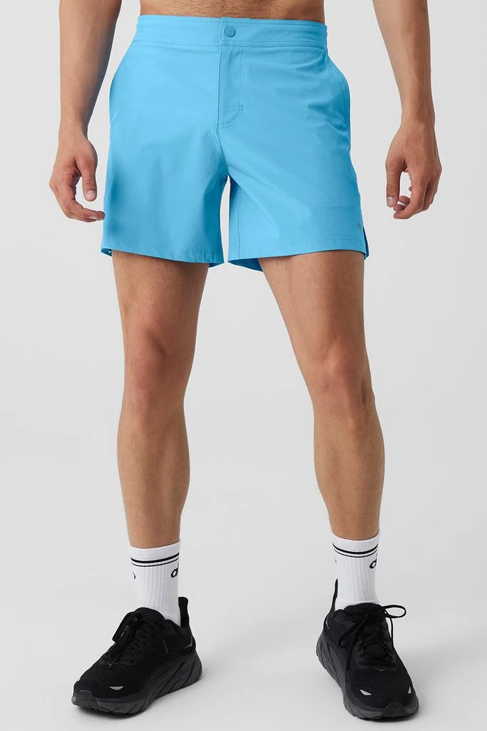 商品Alo|7'' Sport Short - Azure Blue,价格¥510,第1张图片