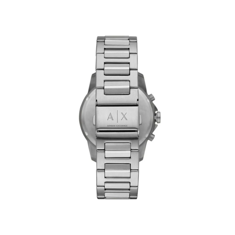 商品Armani Exchange|Men's Chronograph Stainless Steel Bracelet Watch 44mm,价格¥1500,第3张图片详细描述