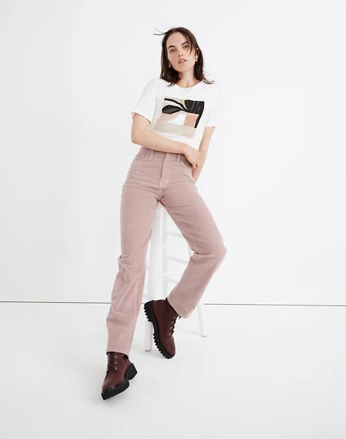 商品Madewell|The Petite Perfect Vintage Straight Jean: Corduroy Edition,价格¥944,第1张图片