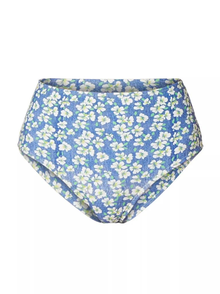 商品Shoshanna|Floral High-Waist Bikini Bottom,价格¥482,第1张图片