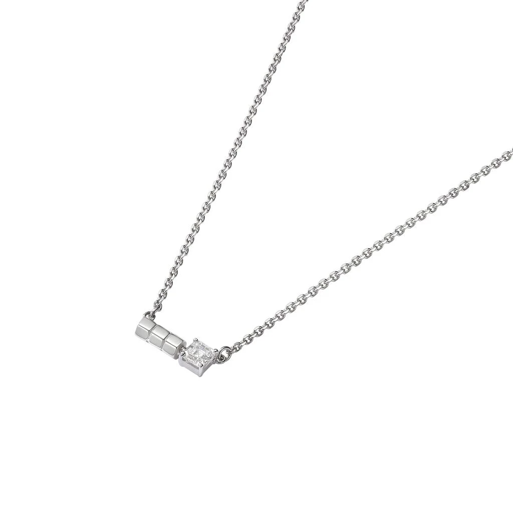 商品AME|Âme Totem 18K White Gold, Lab-Grown Diamond 0.28ct. tw. Mini Bar Necklace,价格¥6165,第2张图片详细描述