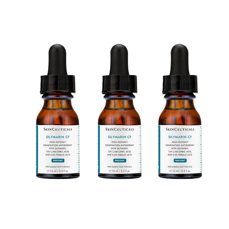 商品SkinCeuticals|【3件包邮装】SKINCEUTICALS 修丽可 中小样 SCF油皮抗氧瓶15ml*3（简体中文和繁体中文版随机发货）,价格¥1221,第1张图片